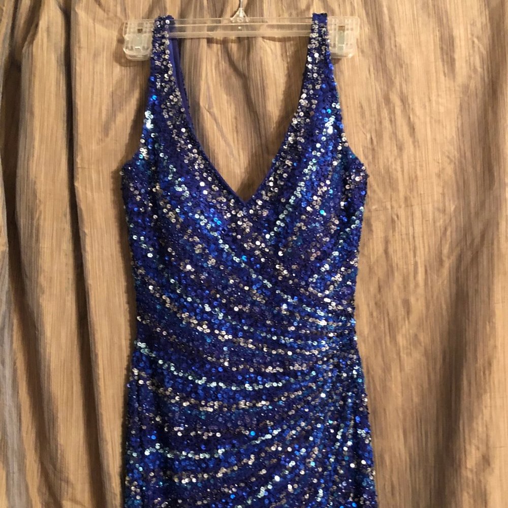 Scala Blue Sequin Dress